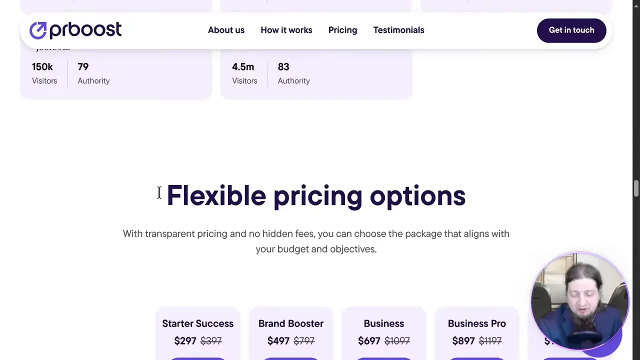PR Boost package overview and features