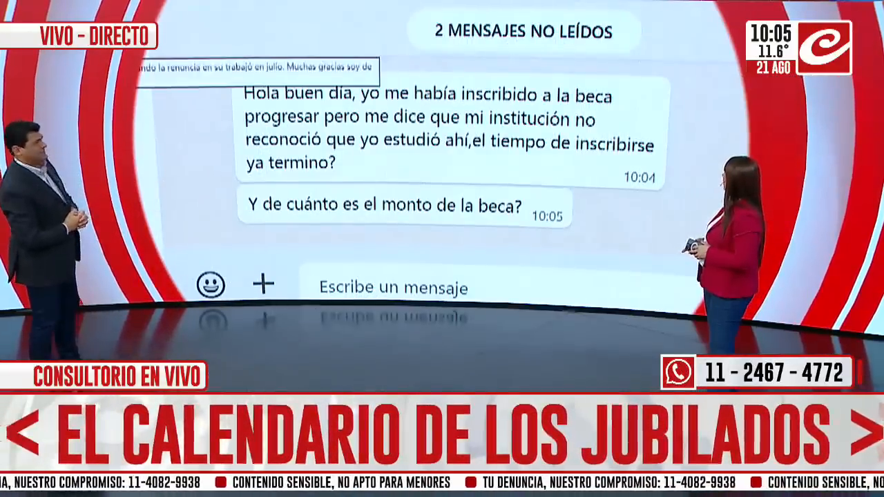 Consultorio en vivo Crónica TV