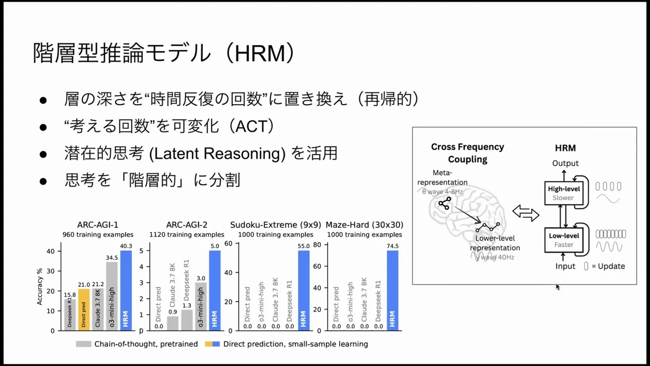 Cone diagram showing HRM's high-level and low-level layers and iterative flow