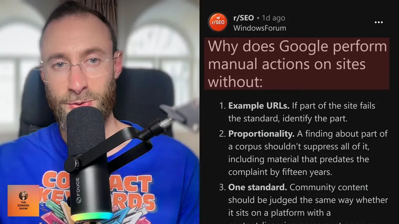 Bảng trình bày ba lý do Google áp dụng tác vụ thủ công trên phạm vi rộng