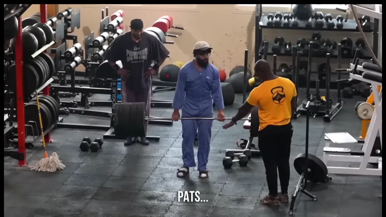 Anatoly smiling and ready at the gym
