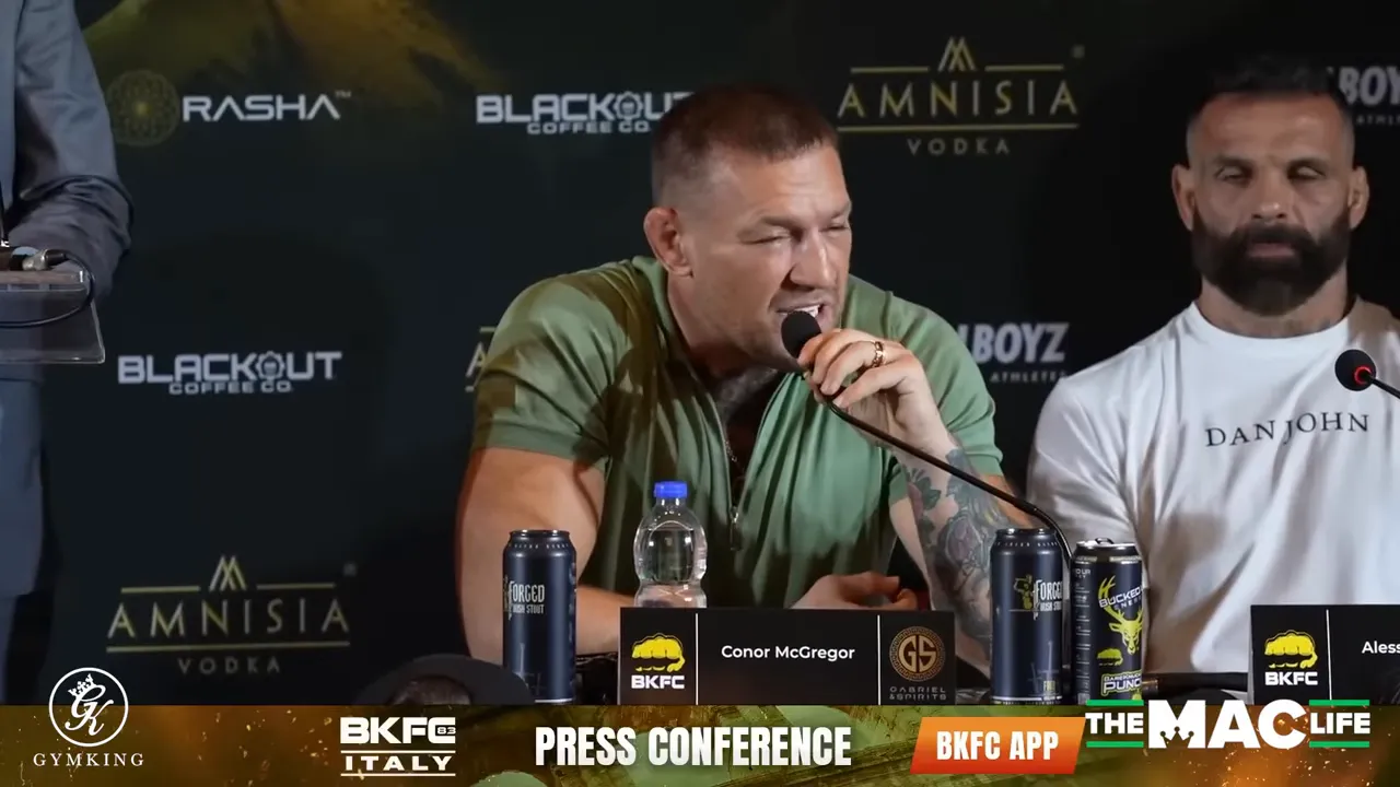 Opening up about being saved and healed during the press conference