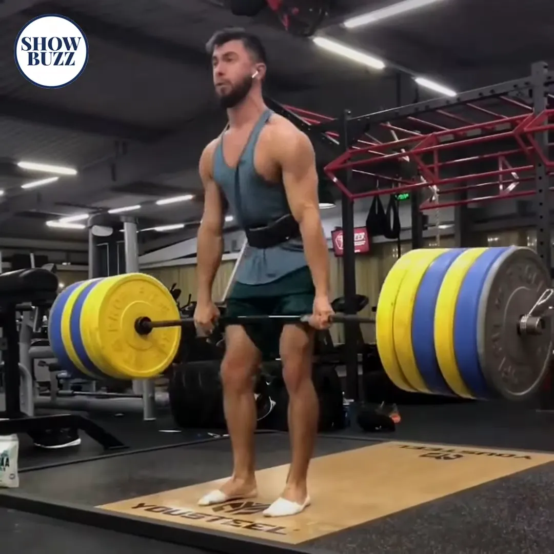 Vladimir preparing for a competition in Moscow