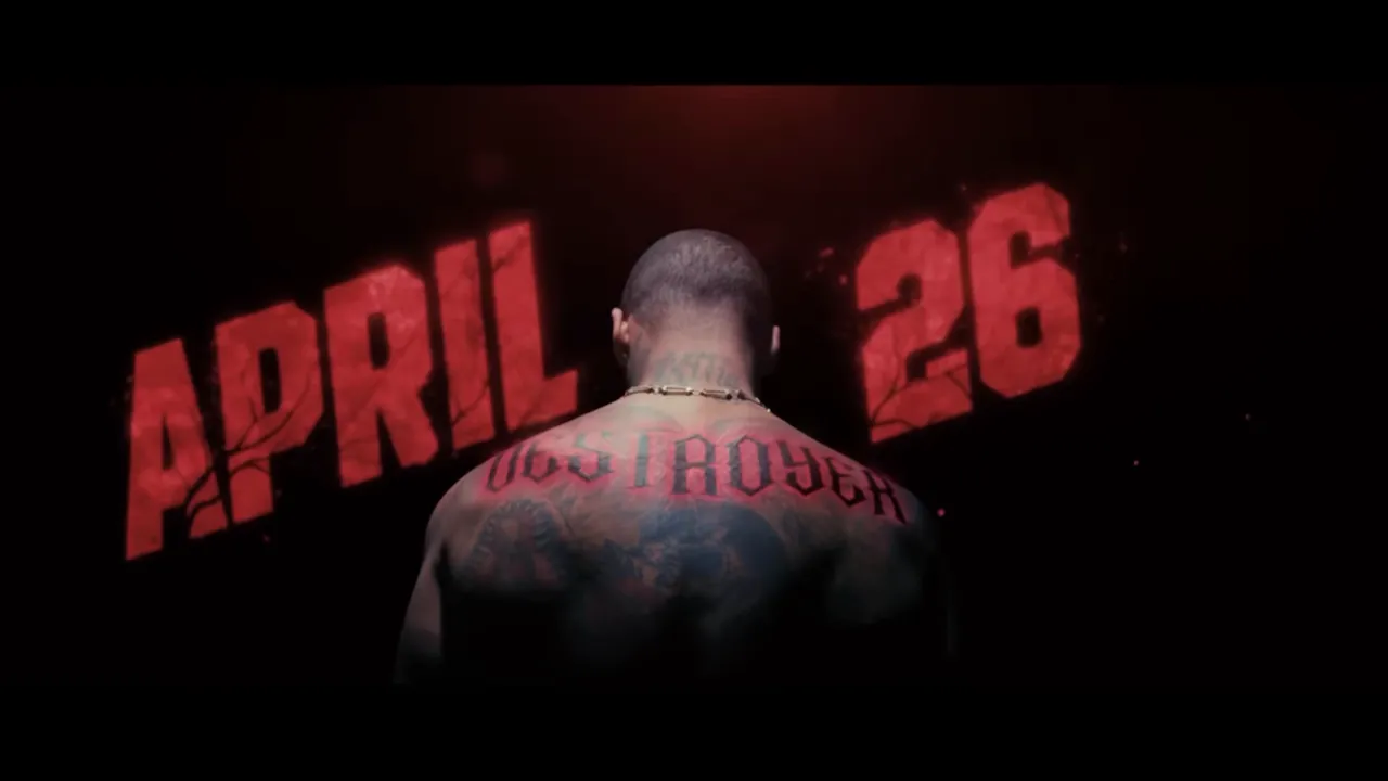 Promotional image for the upcoming fight night