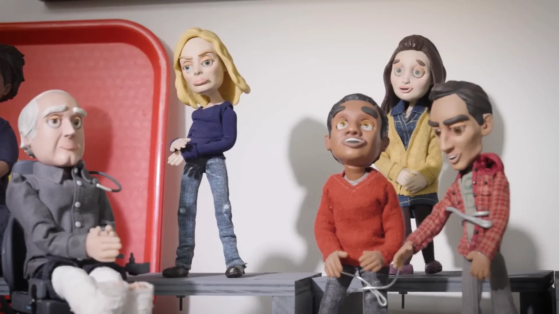 Claymation models from Community