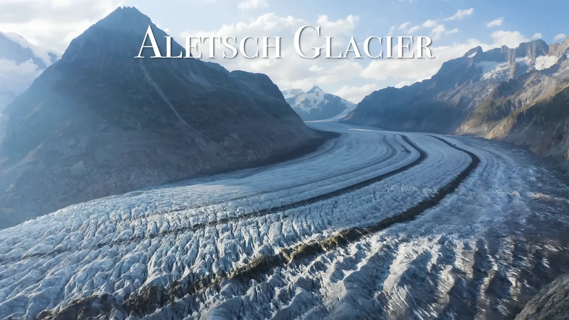 View of Aletsch Glacier from the viewpoint