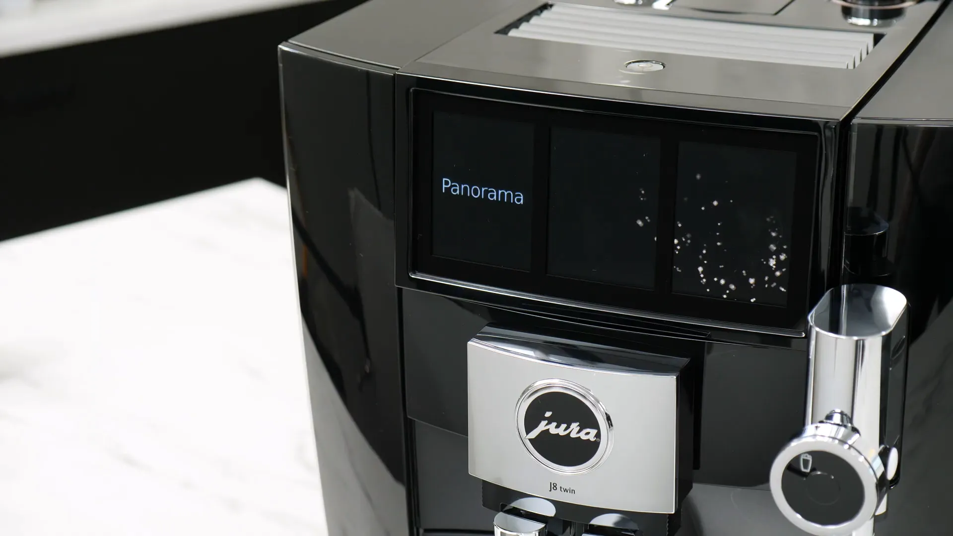 Interfaz de la cafetera JURA J8 Twin