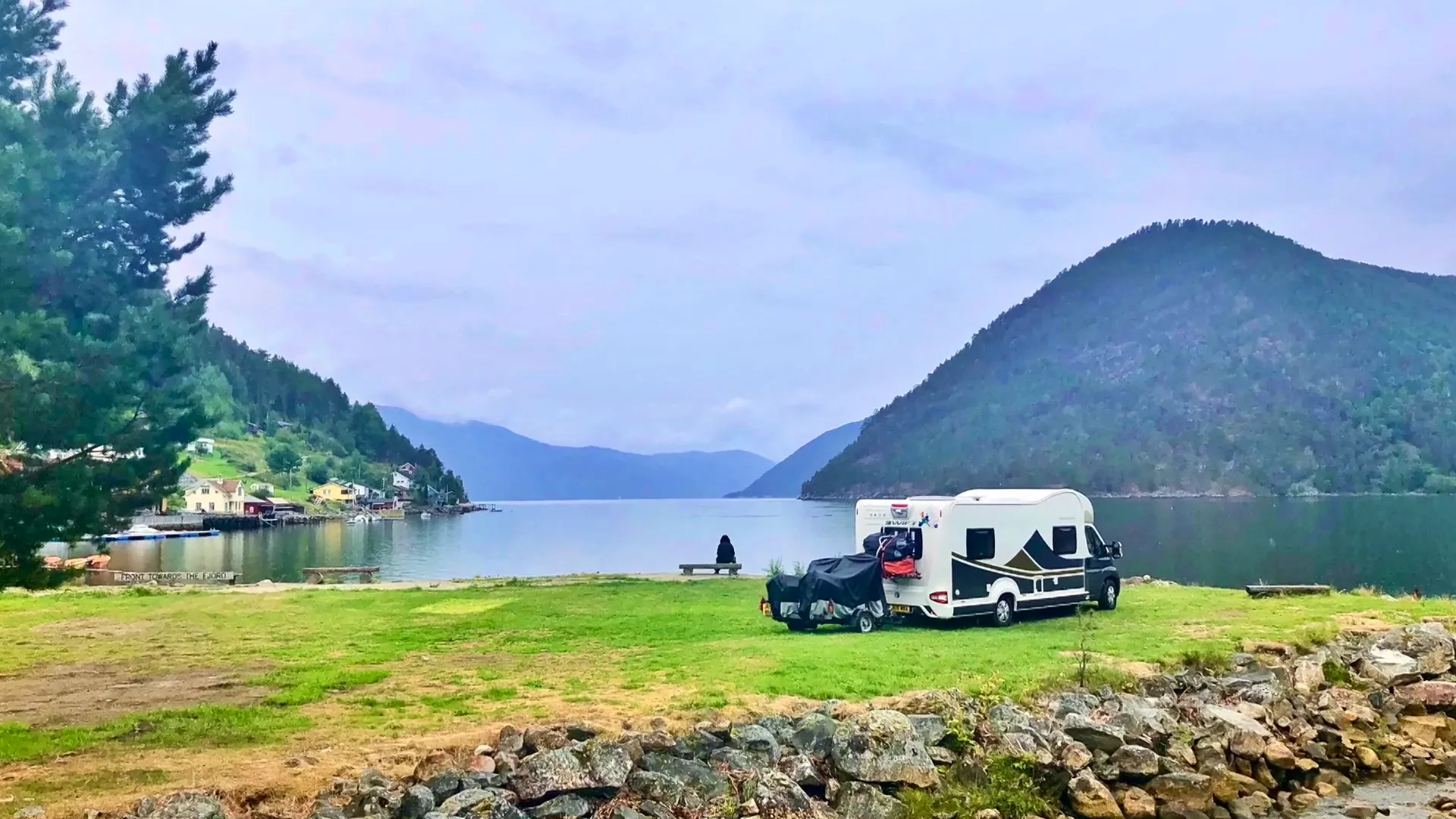 Un fiordo en Noruega