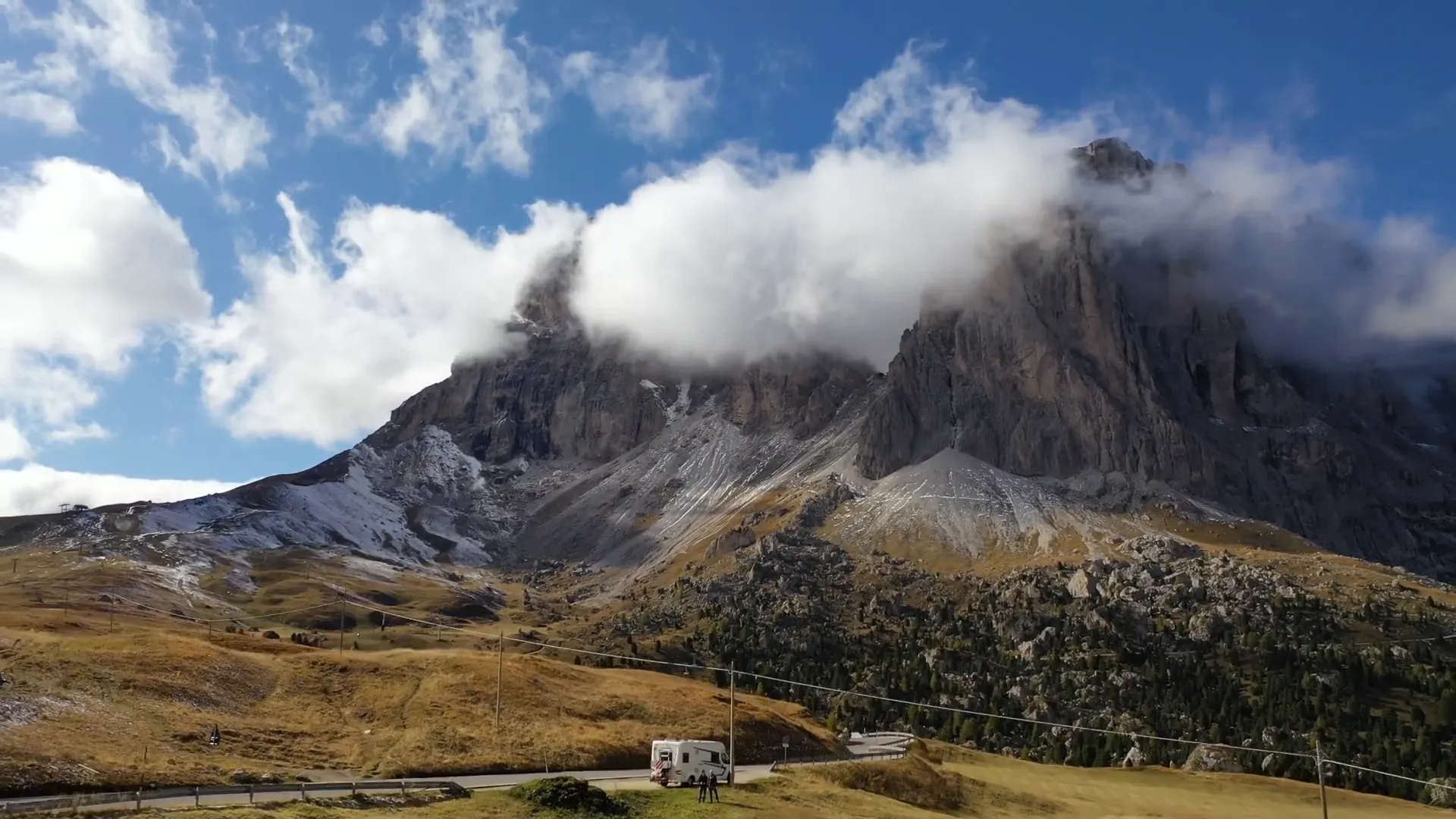 Vistas panorámicas de las Dolomitas