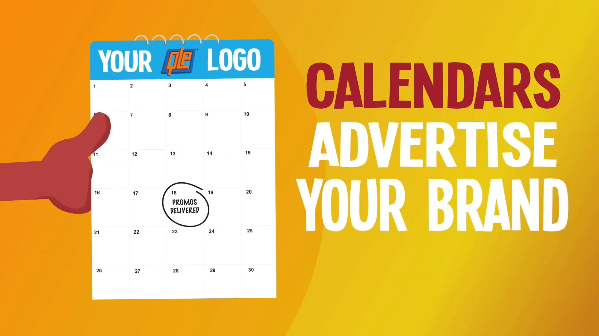 Ejemplo de calendario promocional