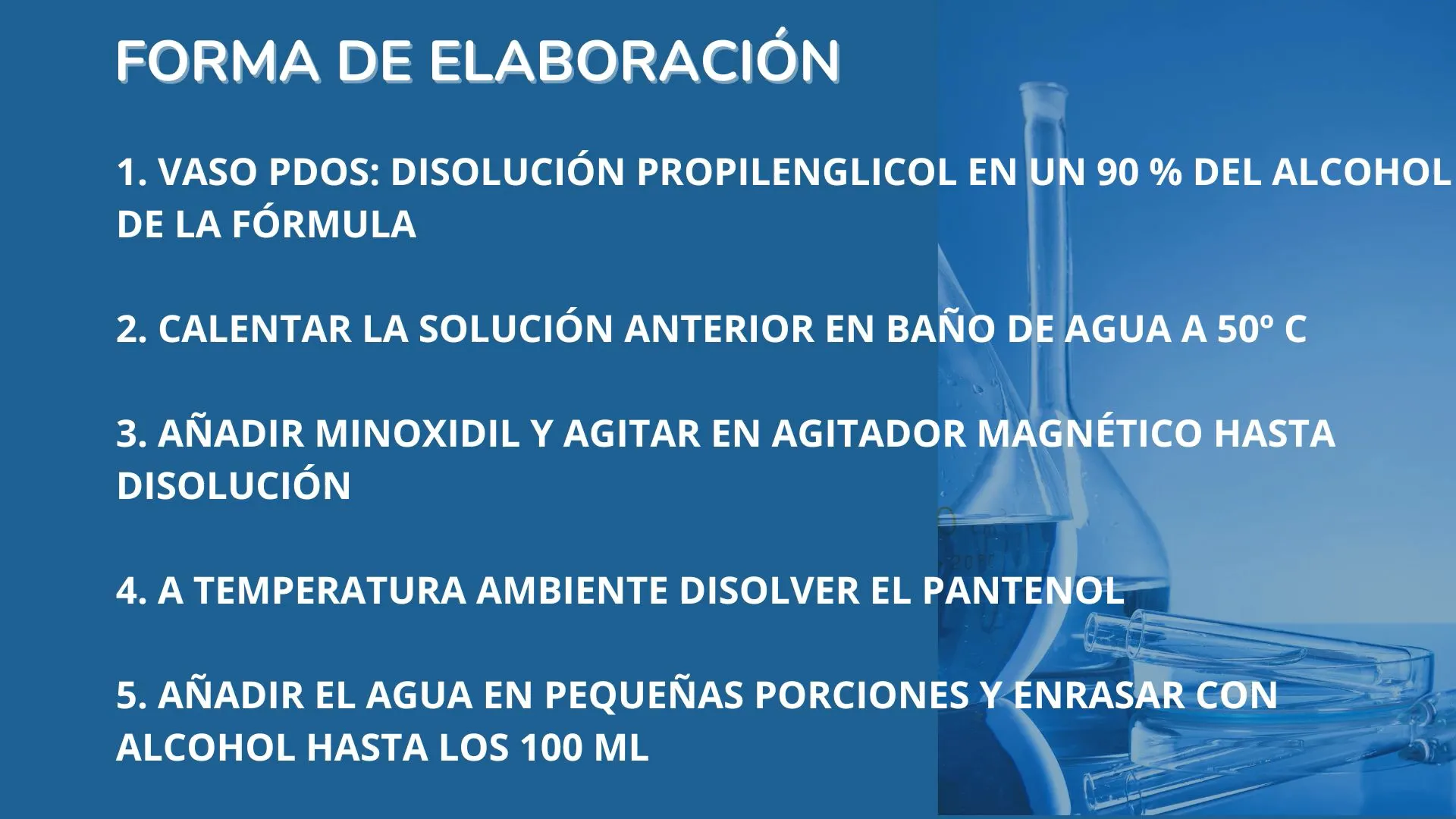 Solución incolora y transparente