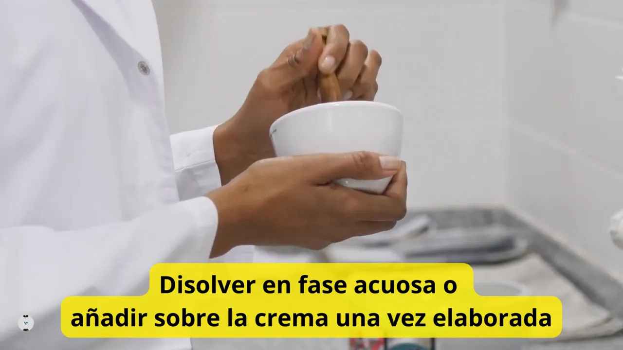 Añadir glicerina en la fase acuosa o después