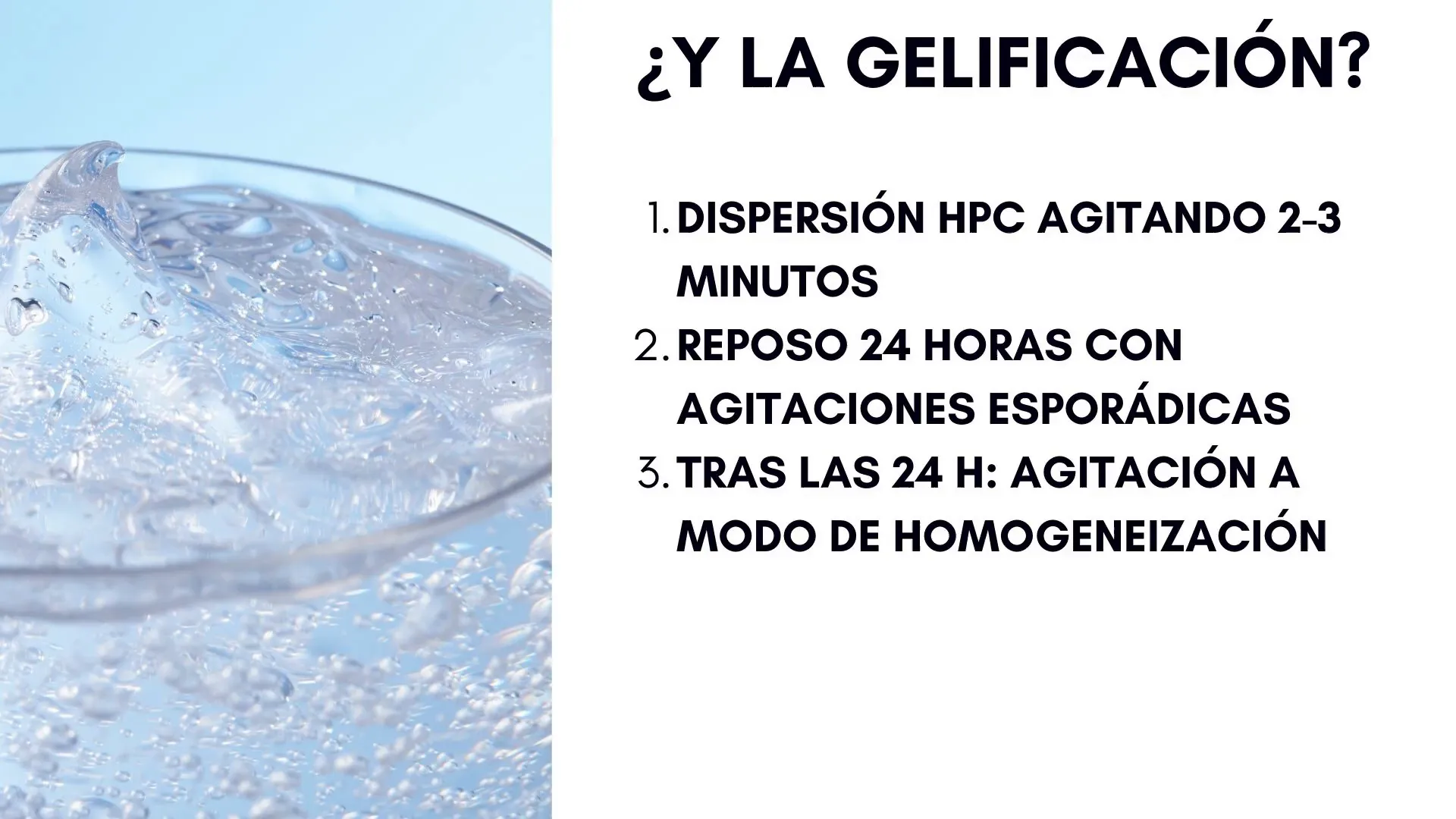 Aspecto final del gel