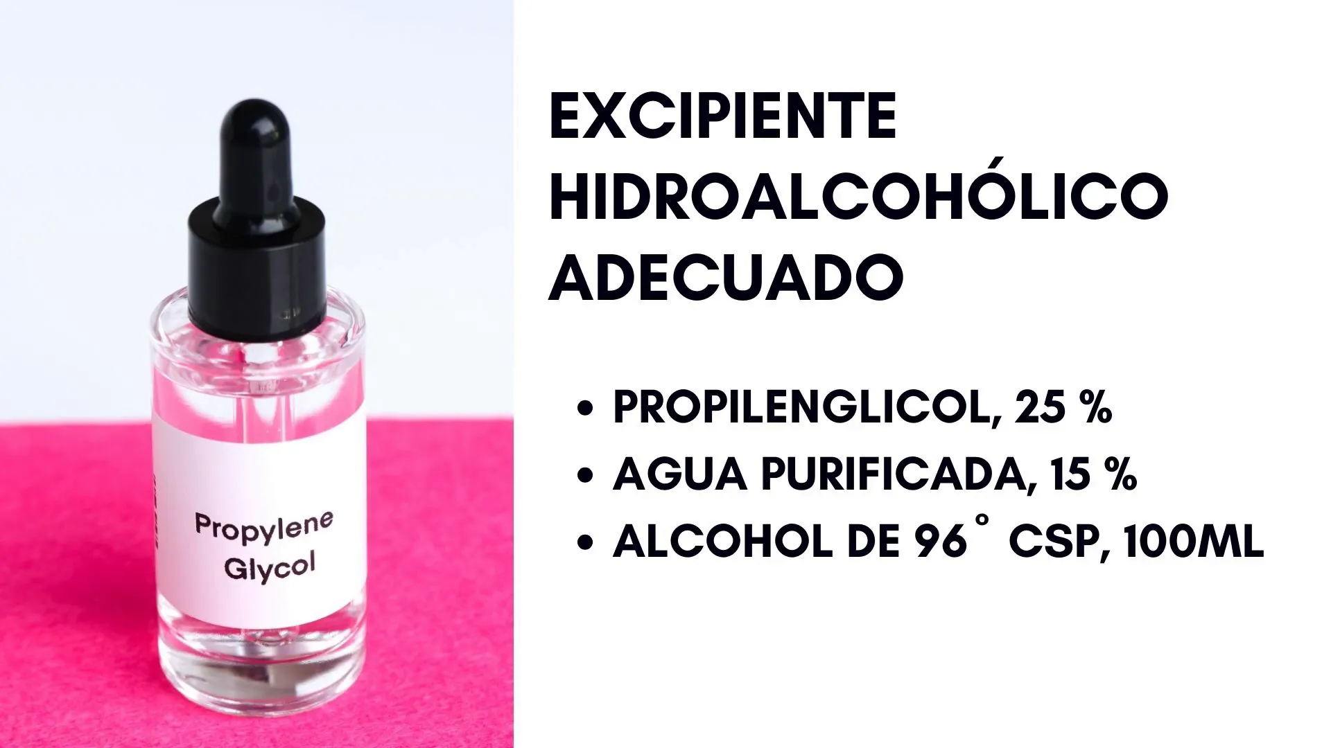 Disolviendo el minoxidil y clobetasol