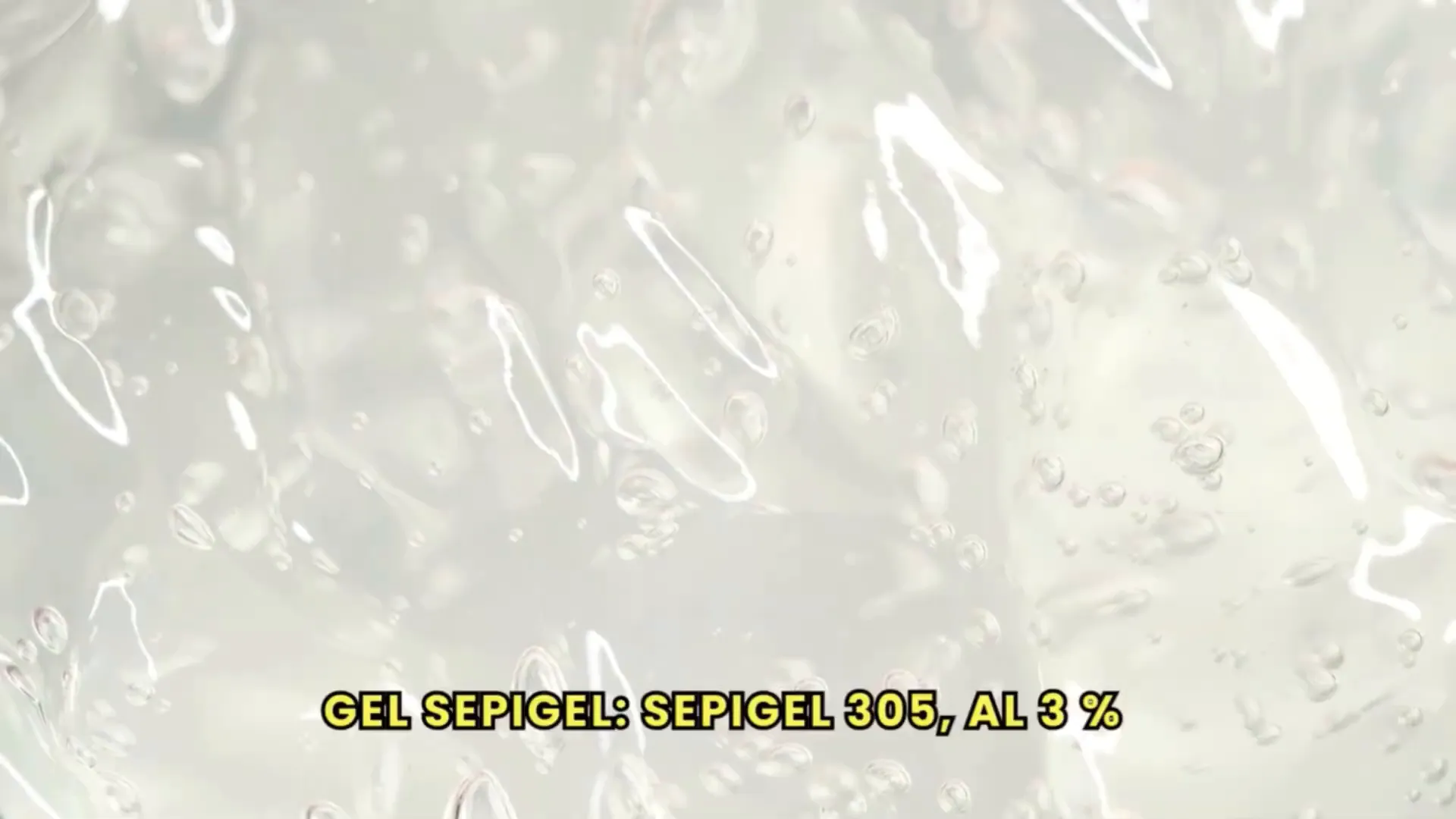 Preparación del gel Sepigel