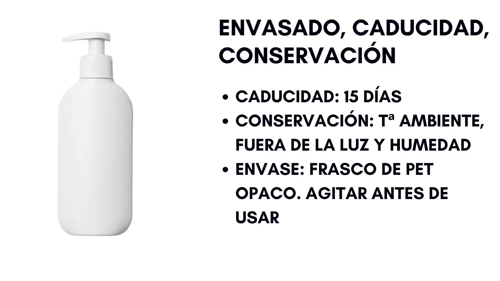 Consejos para la conservación y presentación