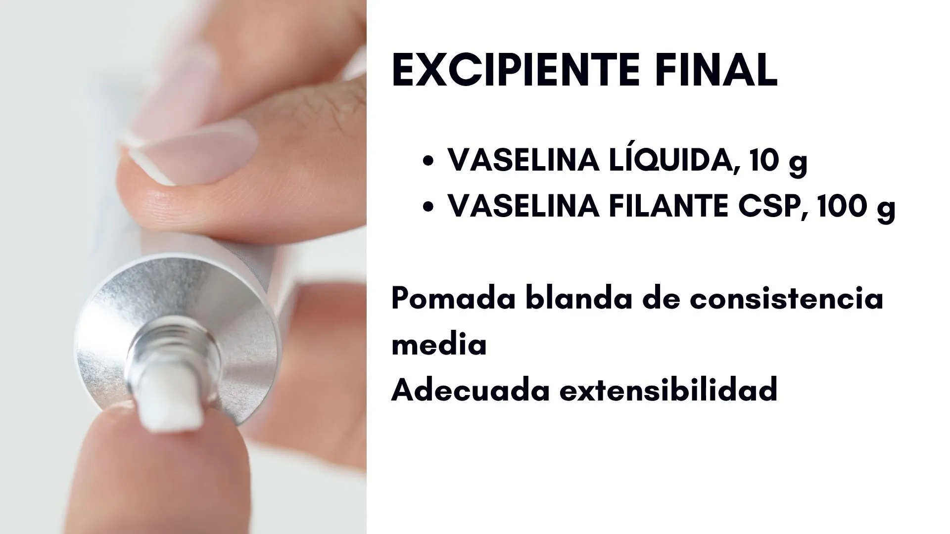 Excipientes para pomada de diltiazem