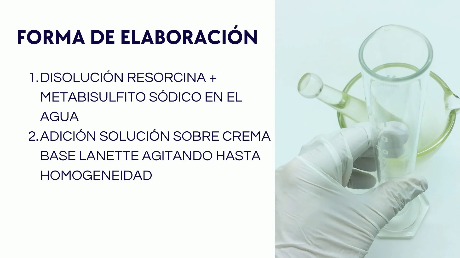 Proceso de mezcla de la emulsión