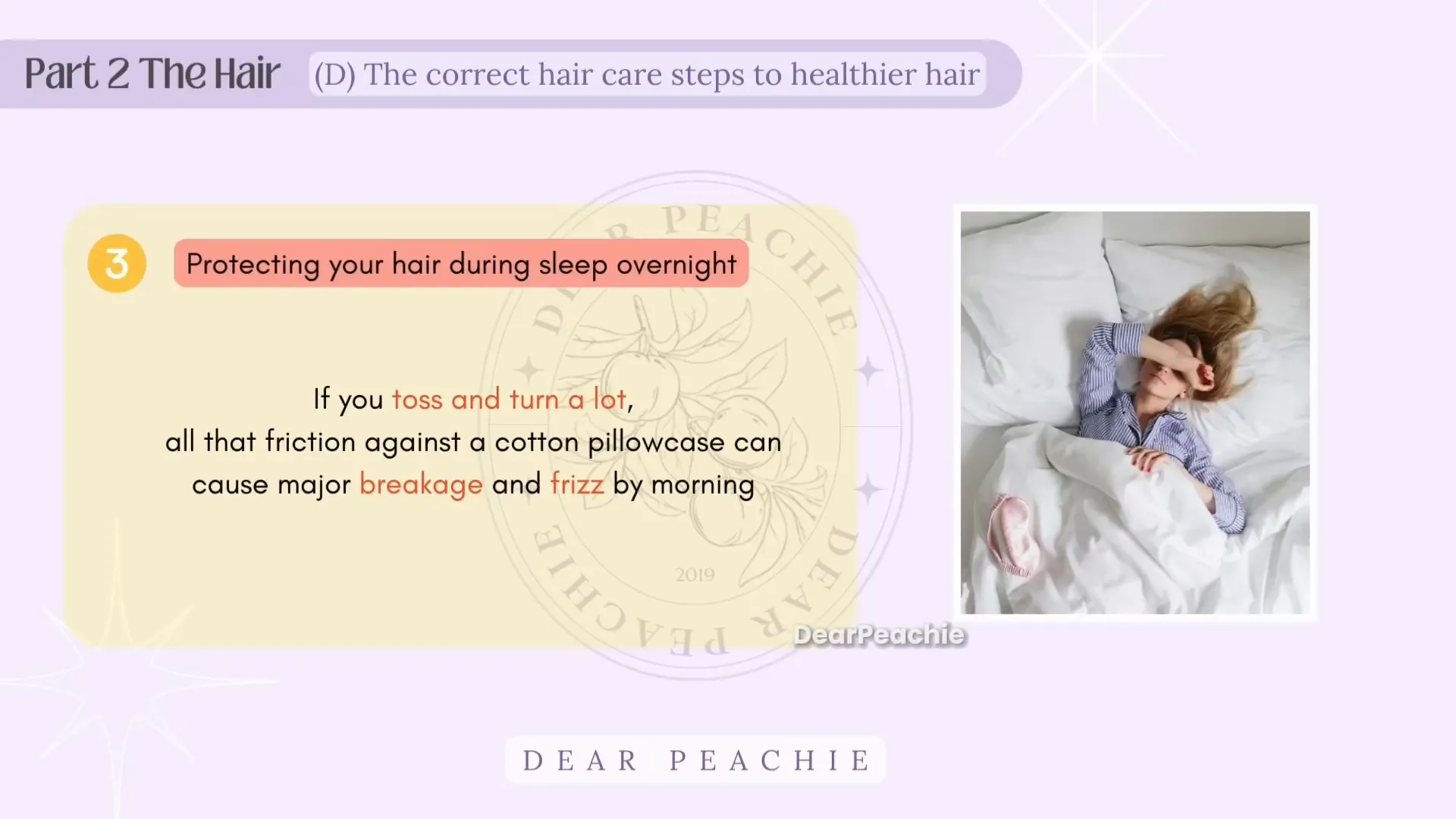 Protegiendo el cabello mientras duerme