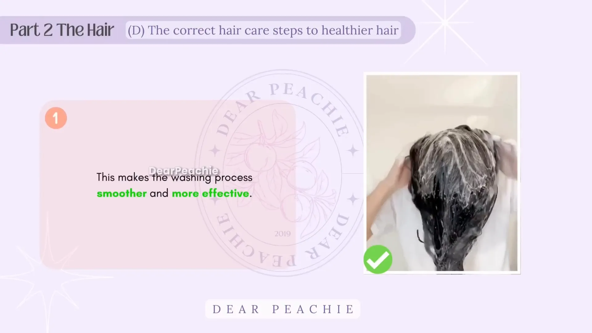 Lavando el cabello correctamente