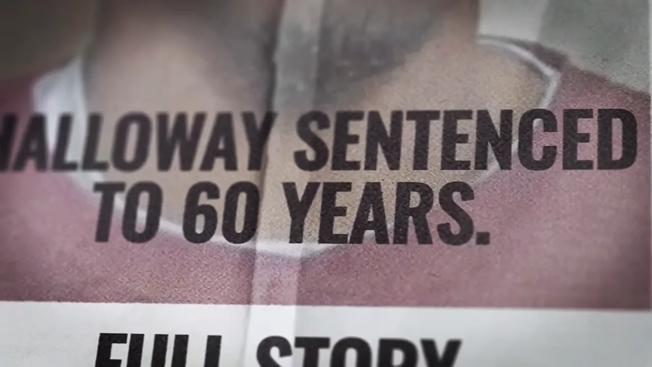 Courtroom still after sentencing where Lisa's mother spoke about the loss and the sentence