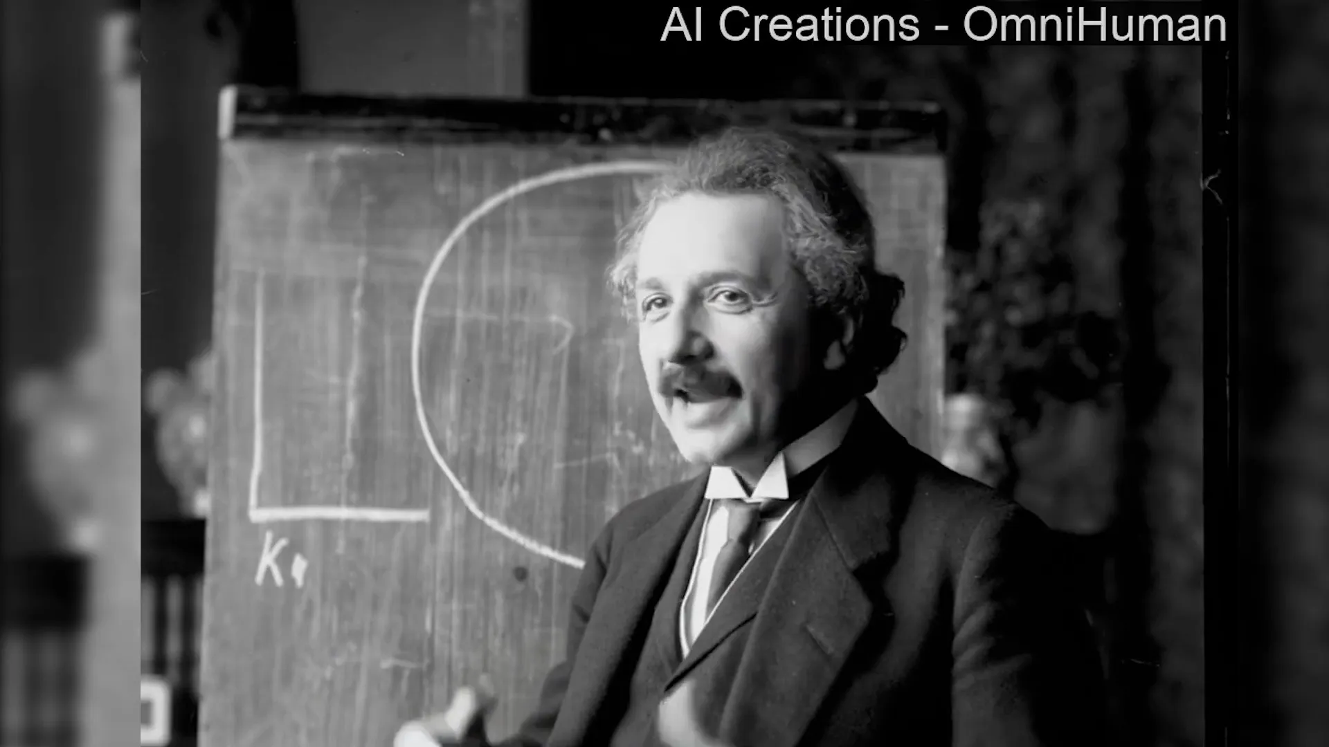 Albert Einstein deepfake demonstration