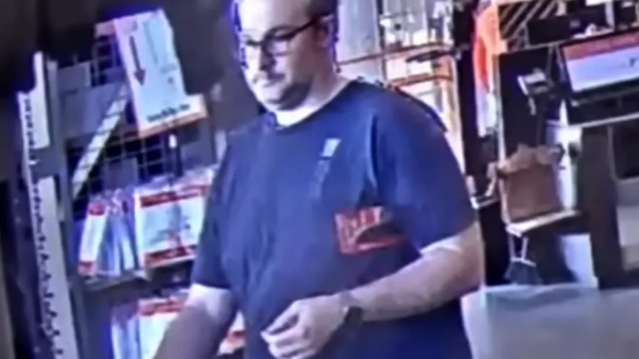 Exterior of a Home Depot, where the red-handled Milwaukee knife was purchased