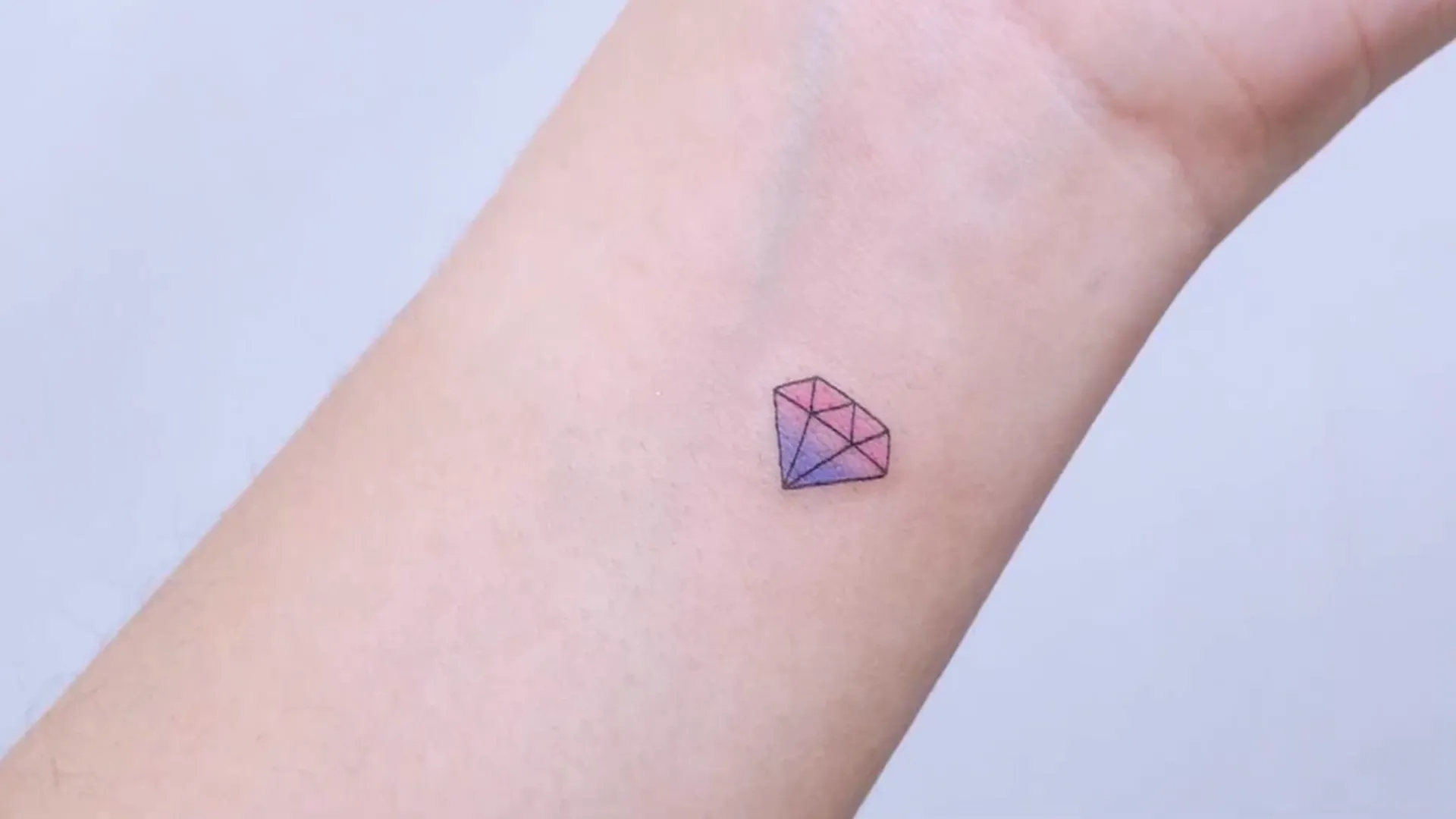 Diamond tattoo design