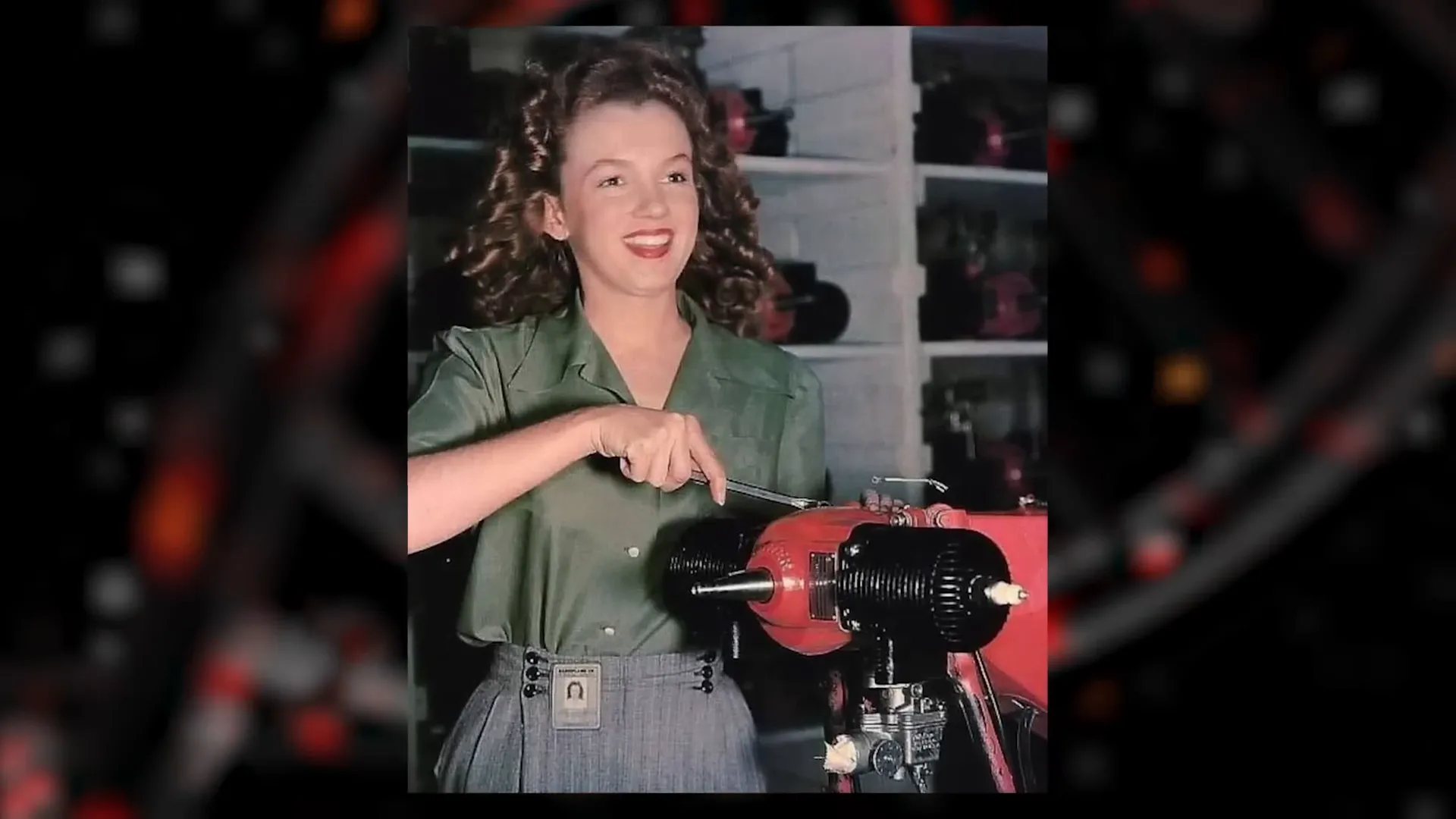 David Conover's photoshoot with Norma Jeane