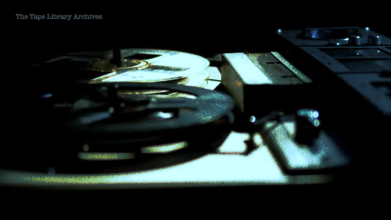 Dark, close-up screenshot suggesting unexplained activity with objects and equipment in low light