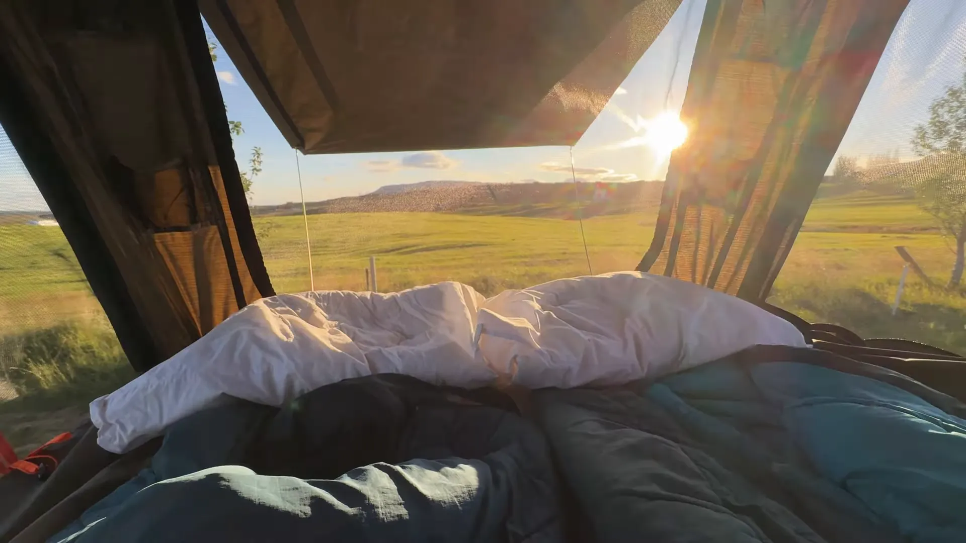 Camping under the stars