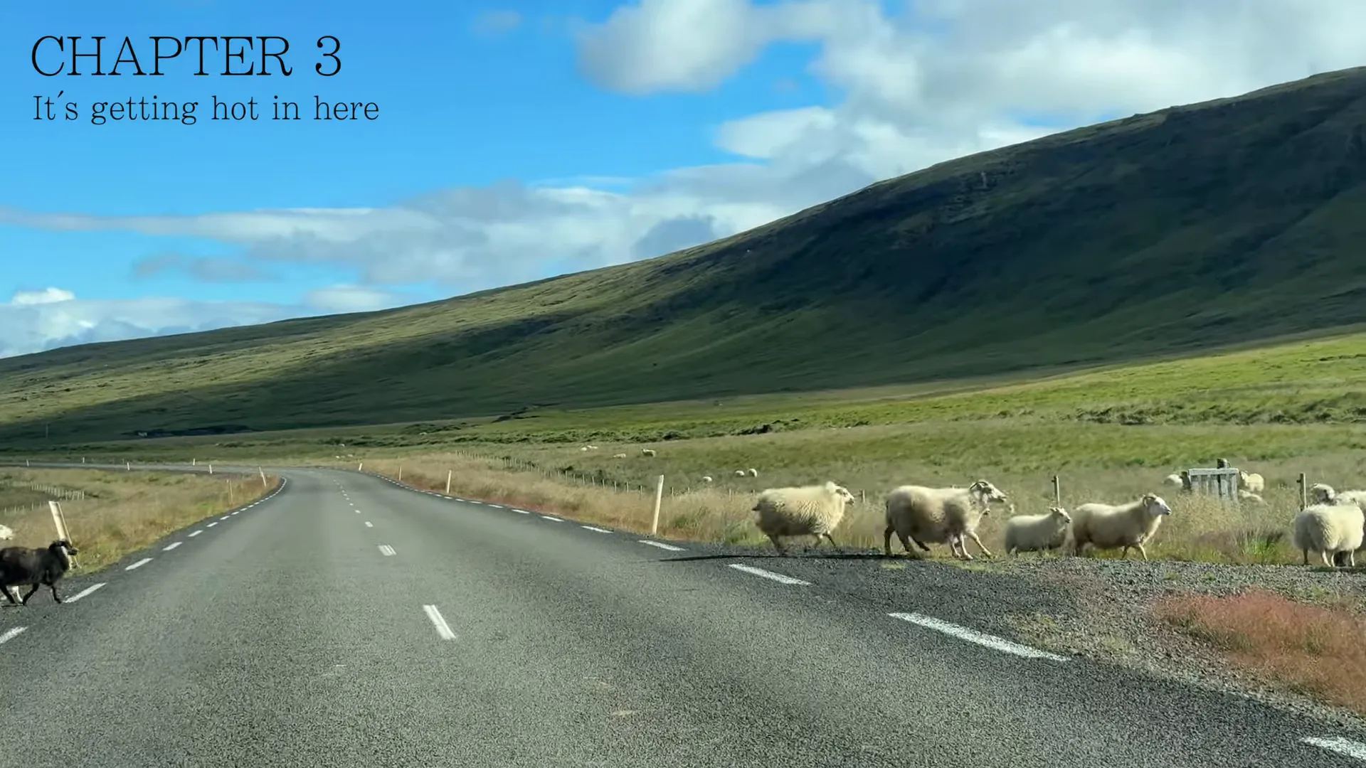 Driving on Icelandic roads