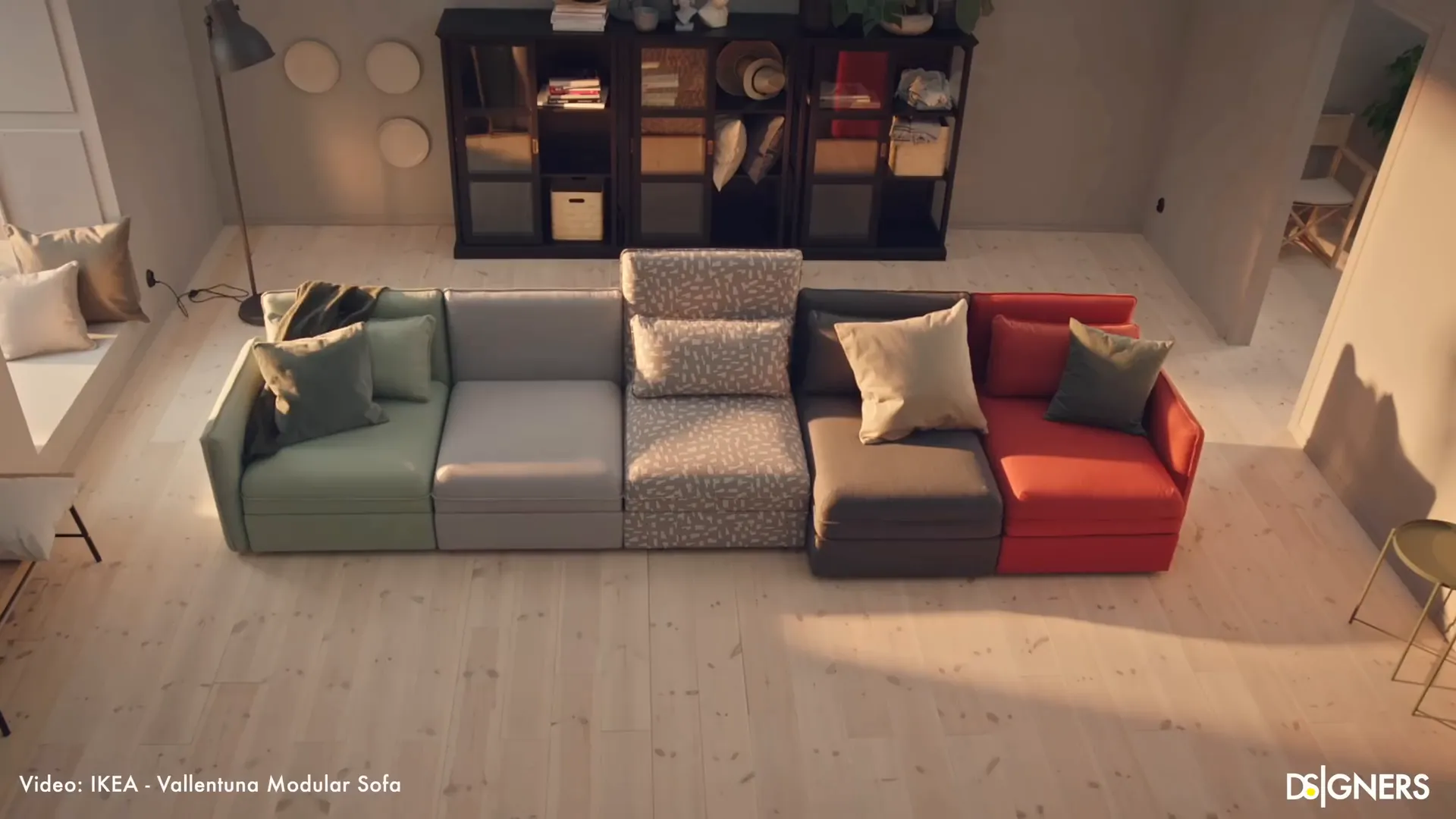 Proportionate sofa in a small living room