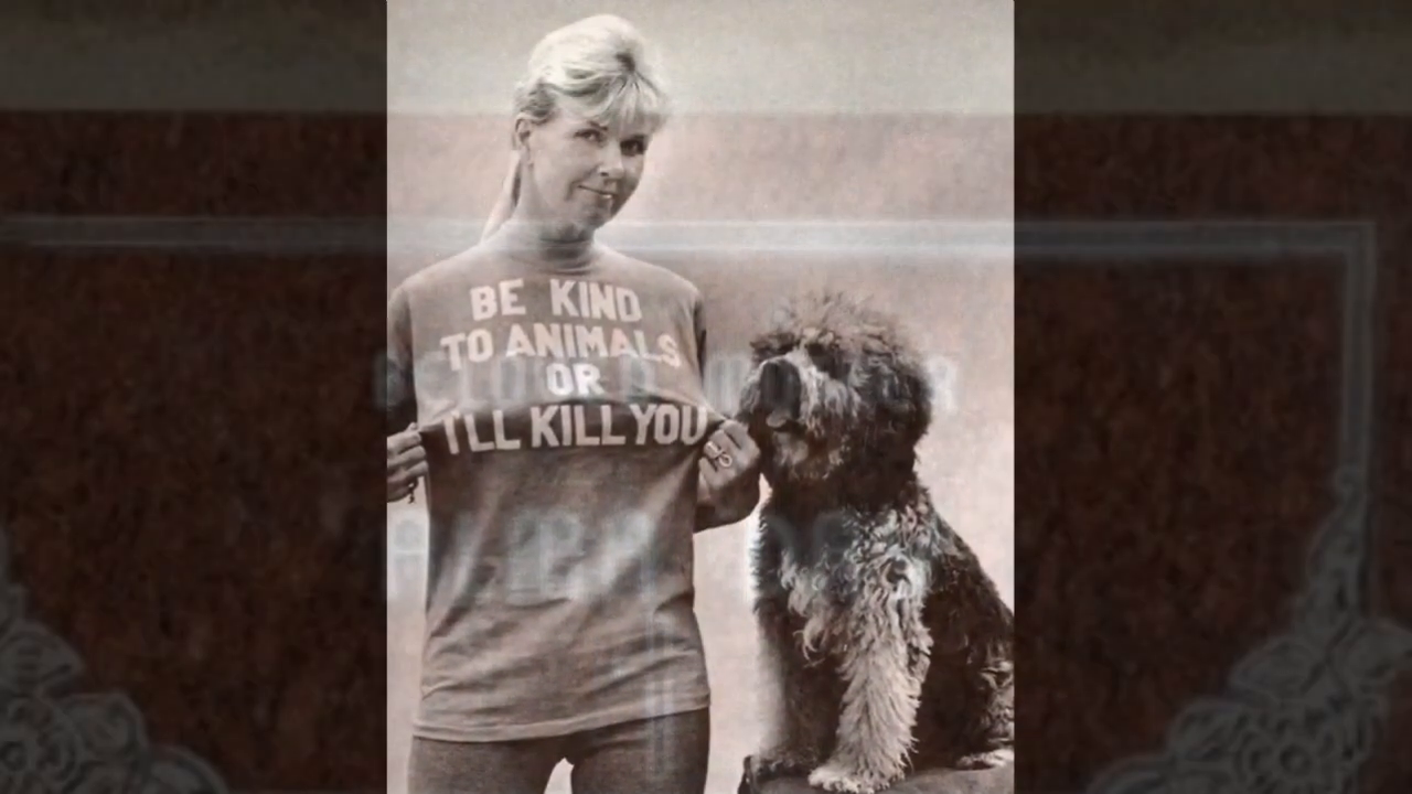 Doris Day with her pets