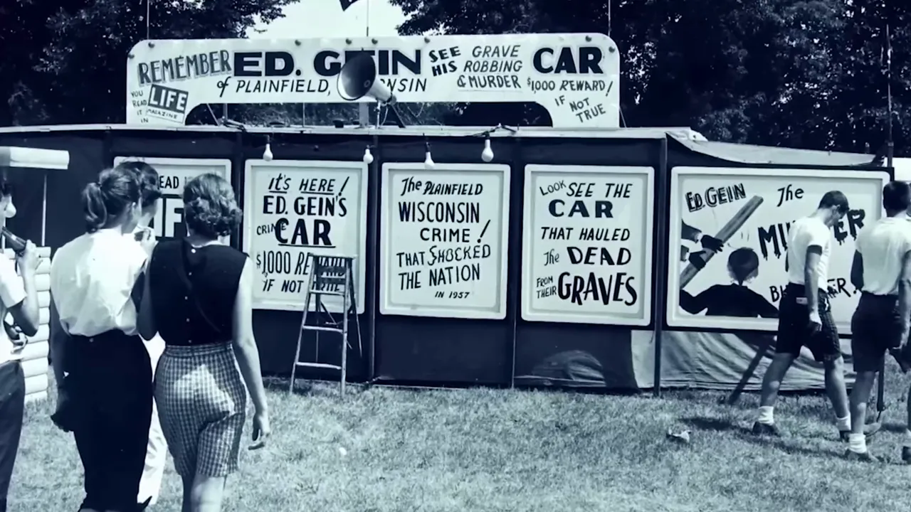 The burned lot where the Gein farmhouse once stood