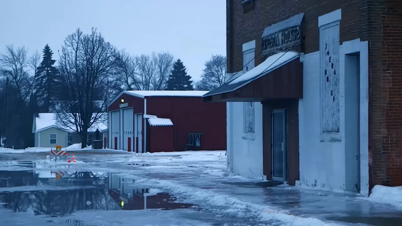 Plainfield residents at a town meeting after the Gein case