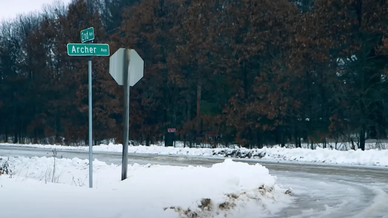 The Gein family farmhouse, pictured years later