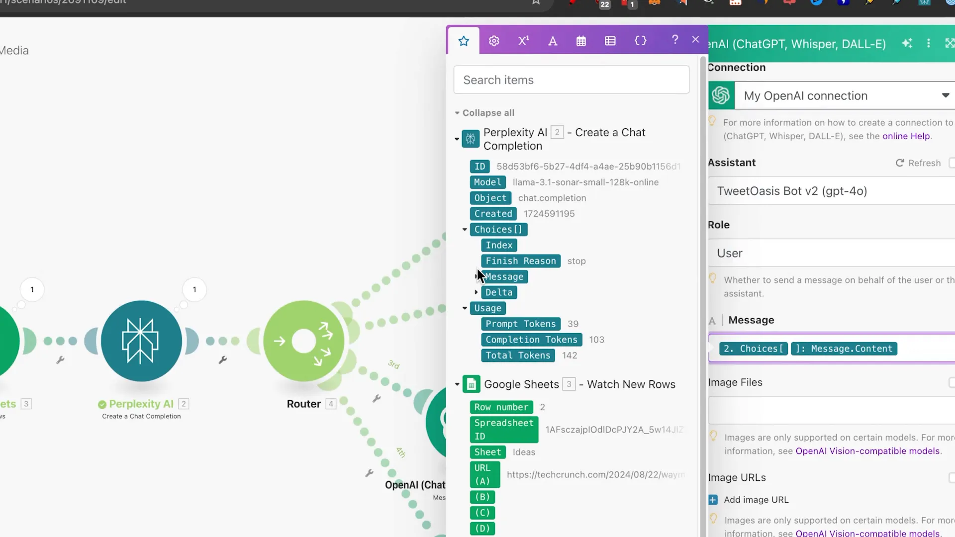 Advanced ChatGPT configuration settings