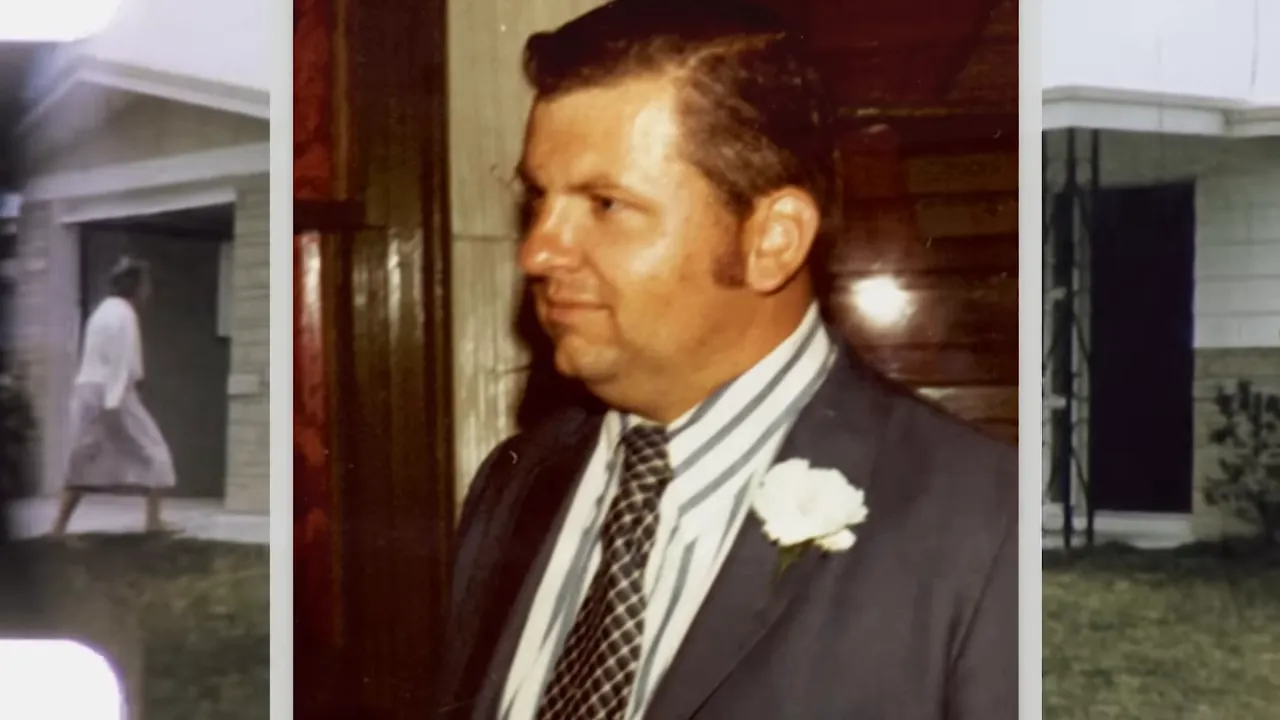 Portrait-style photo of John Wayne Gacy dressed in business attire at a civic event.