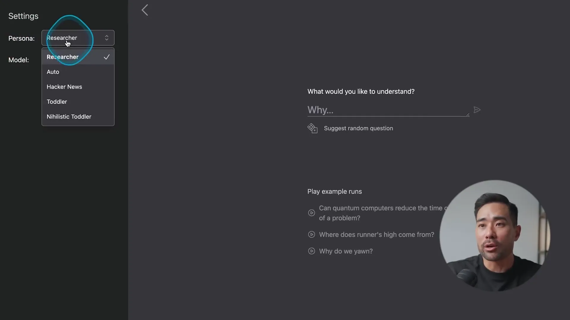 Mind map generated by Whybot