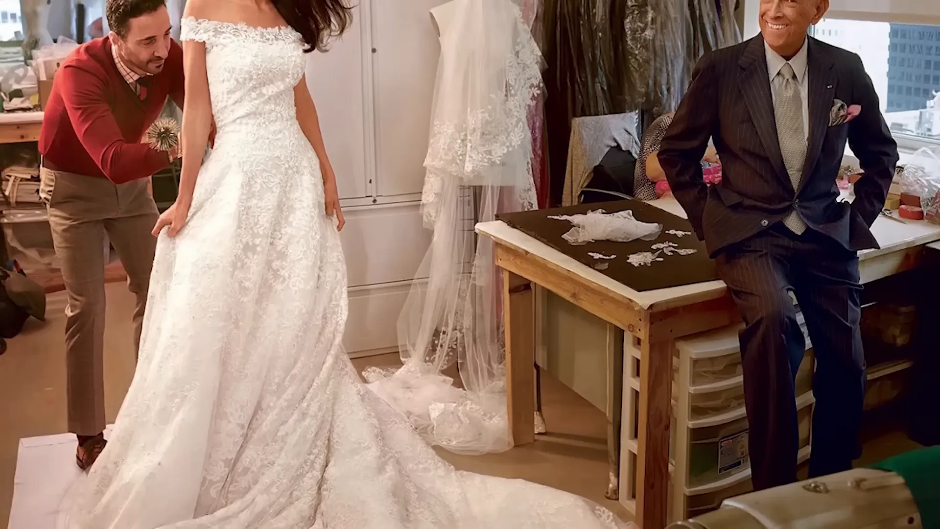 Amal Clooney's wedding dress