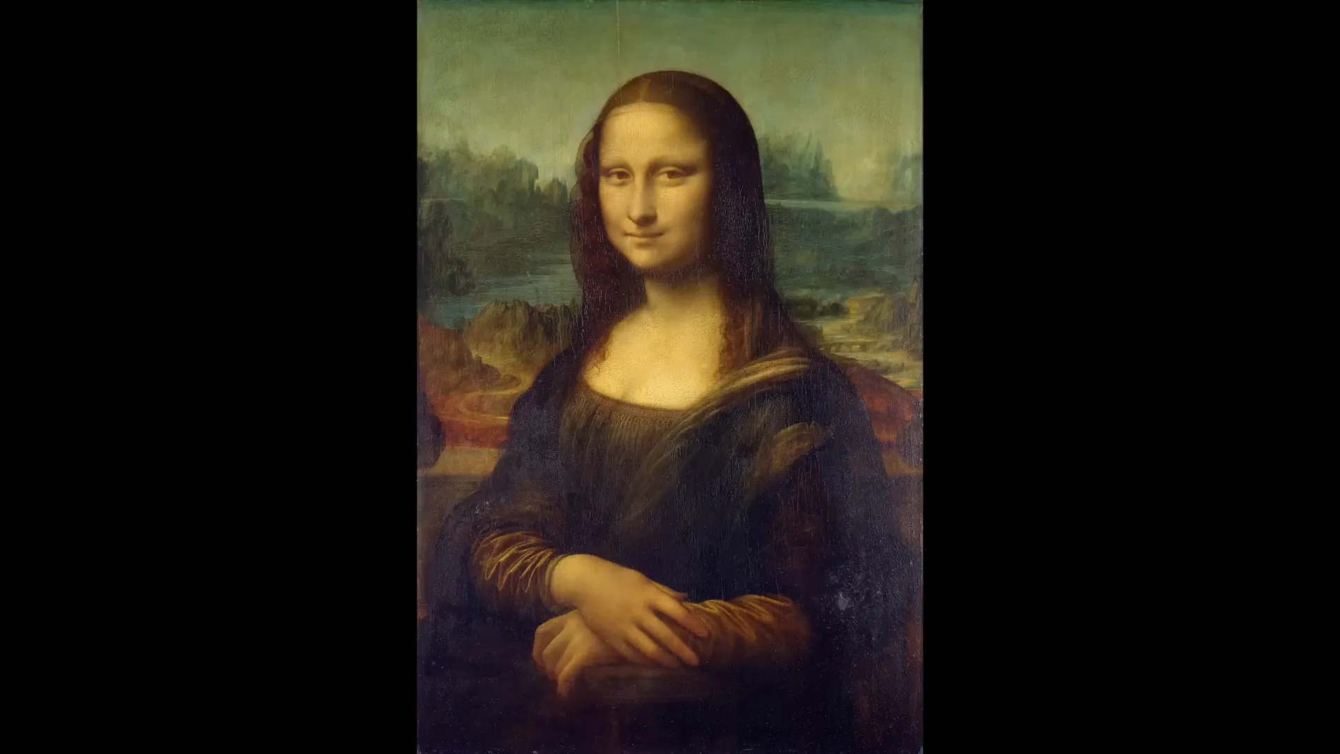 Three-quarter length pose of Mona Lisa