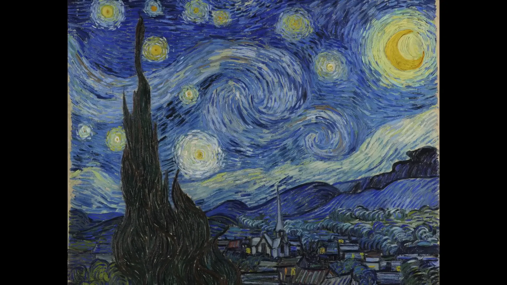 Vincent painting The Starry Night