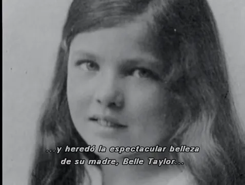 Photograph of Gene Tierney as a young girl in Connecticut