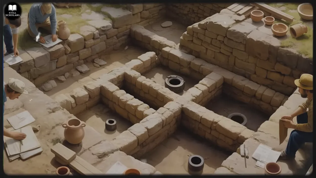 Foundations and floorplans of a conversion facility unearthed near Bursa