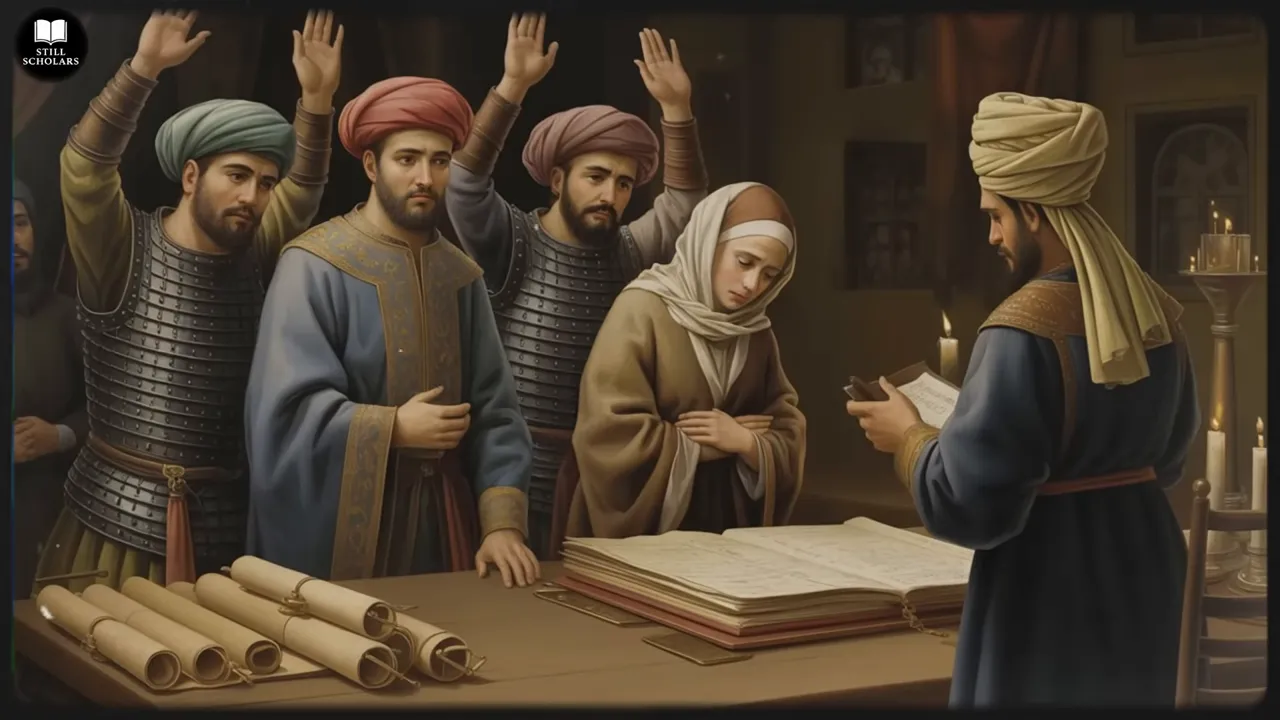 Court records documenting claims of ownership over captured women