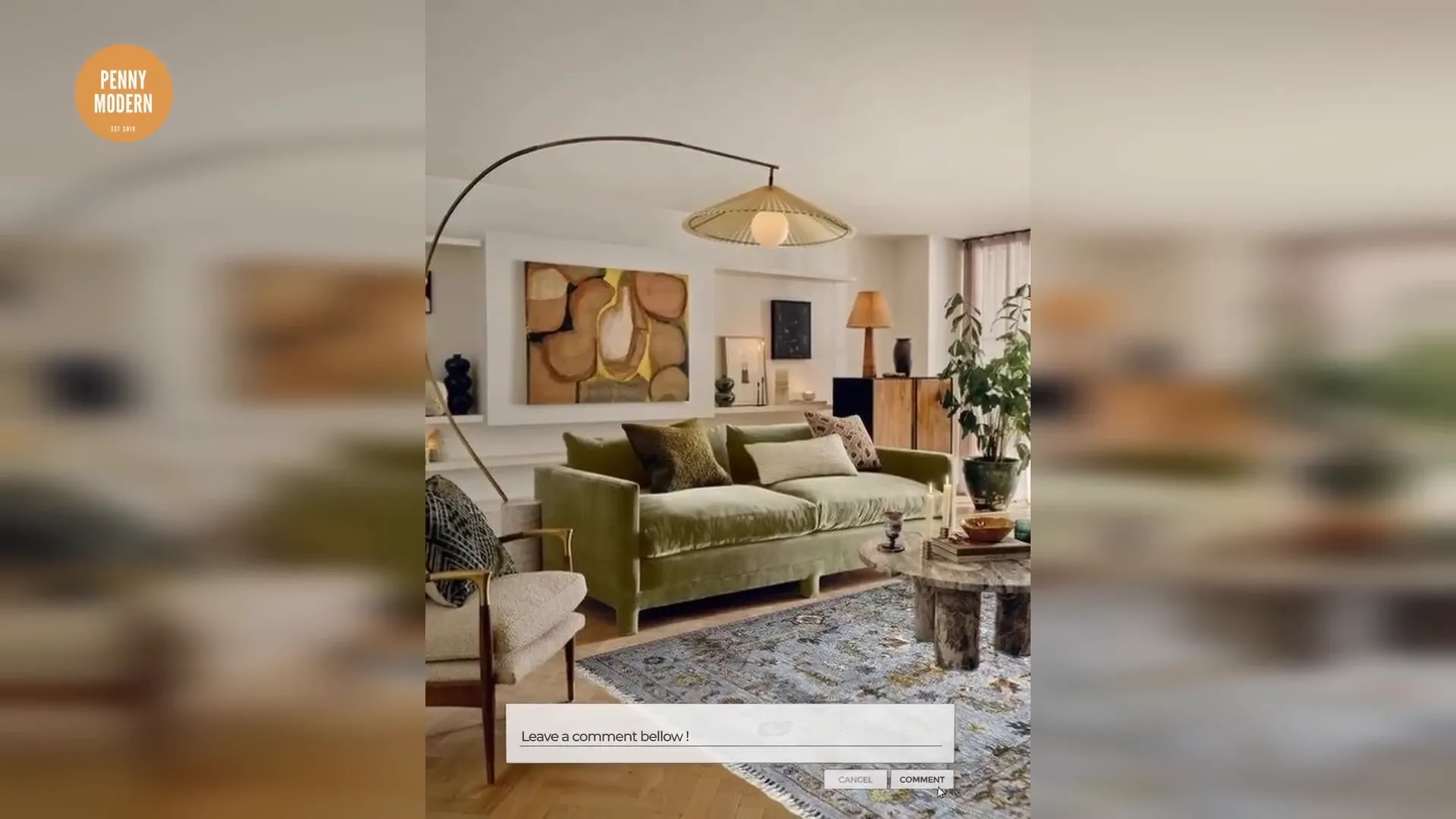 Wabi-Sabi decor showcasing organic materials