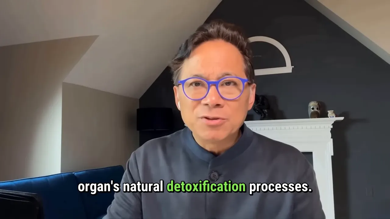 Person explaining olive oil supports natural detoxification processes