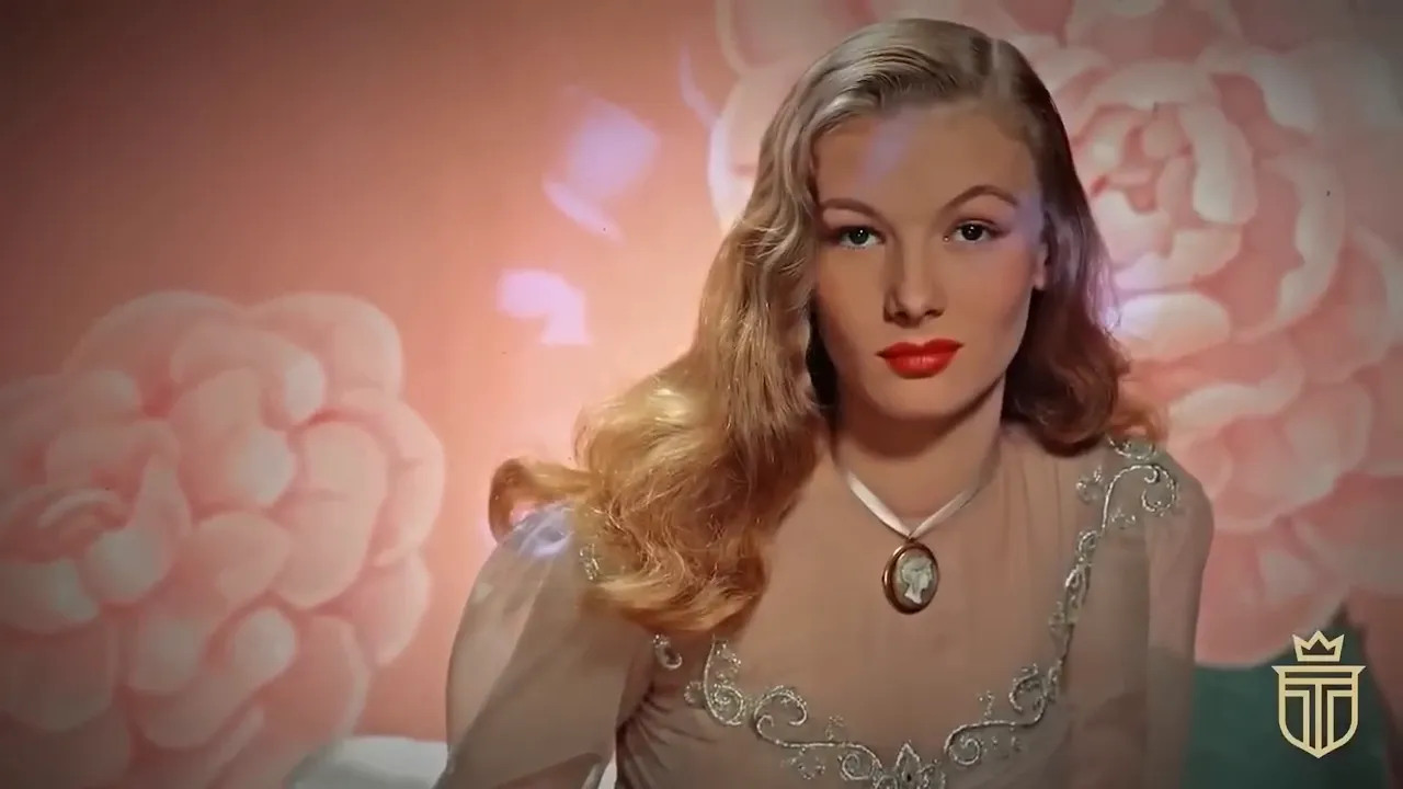 Veronica Lake in a glamorous pose