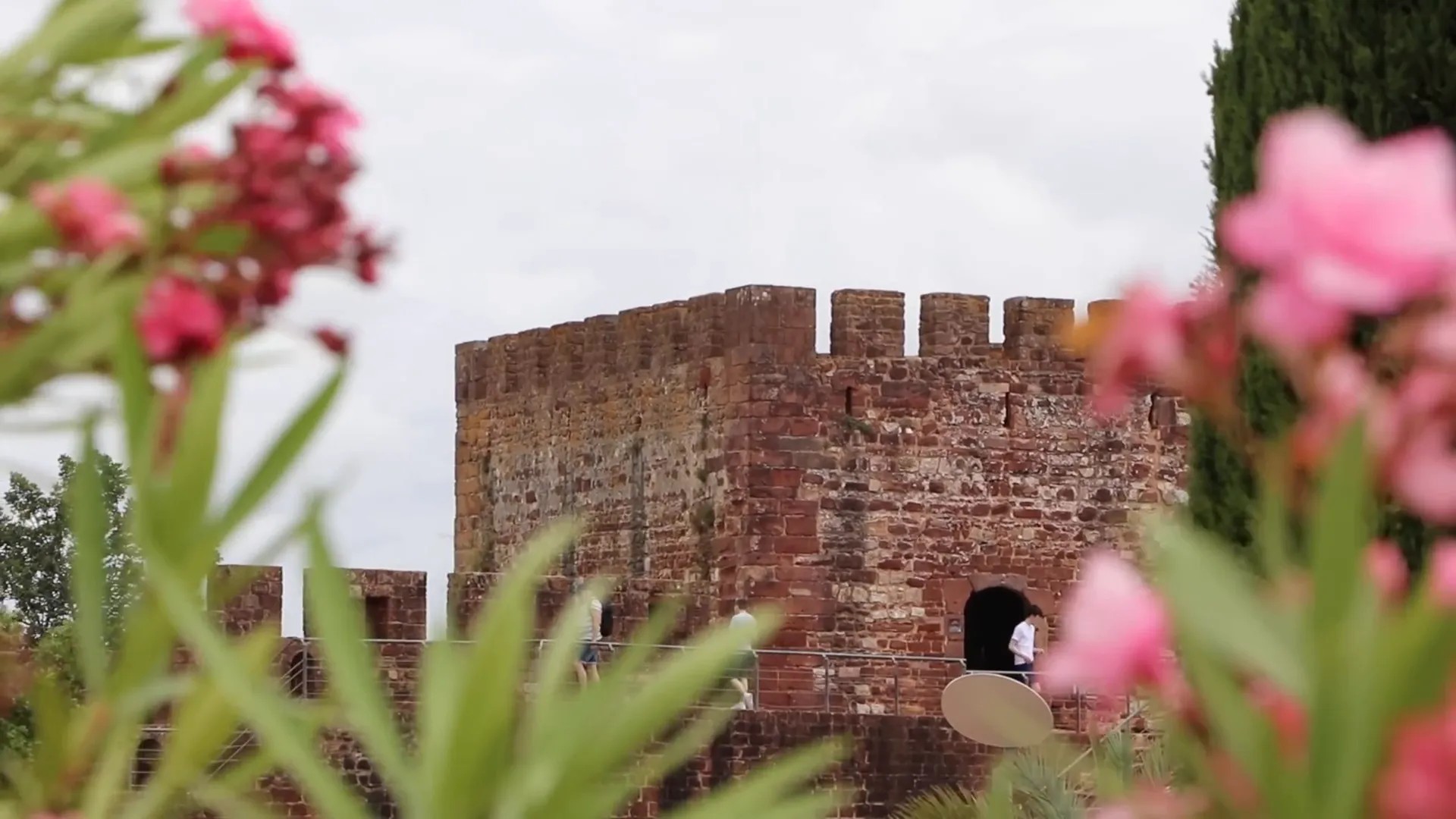 Silves Castle overlooking the town